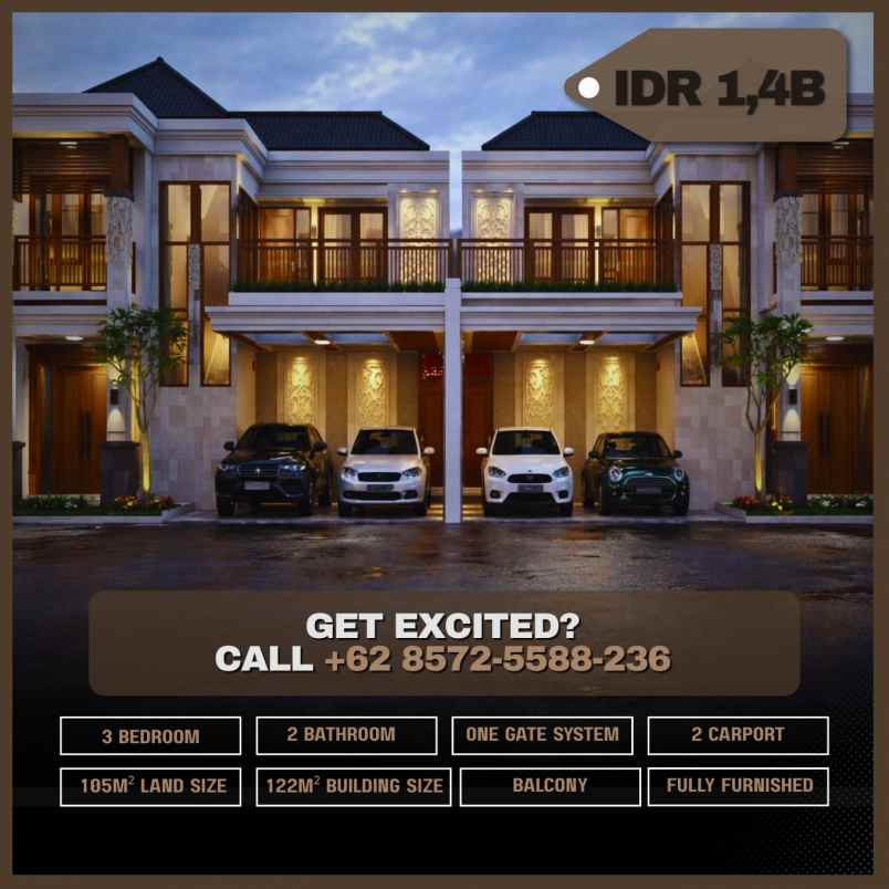 rumah mewah full furnished di palagan yogyakarta