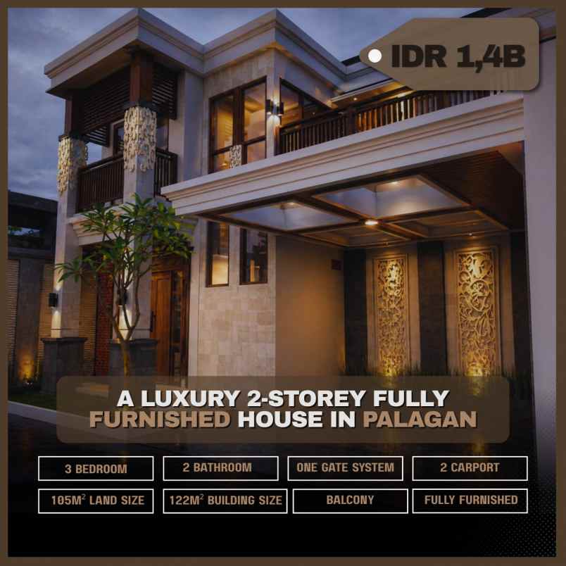 rumah mewah full furnished di palagan yogyakarta