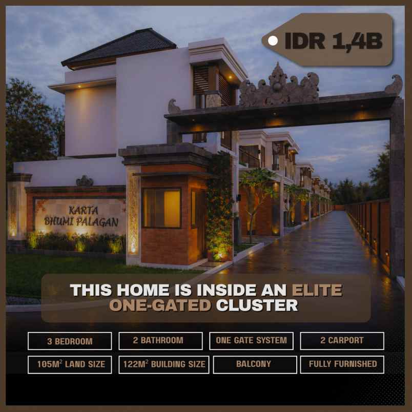 rumah mewah full furnished di palagan yogyakarta
