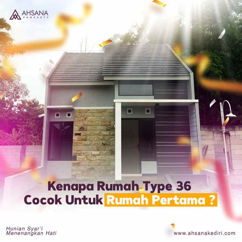 rumah minimalis dengan kawasan islami di ahsana kediri