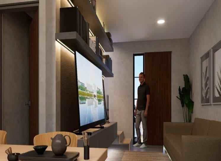 rumah murah 2 lantai konsep japanis akses tol cijago