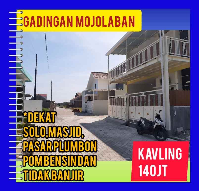 rumah murah gadingan mojolaban dekat solo