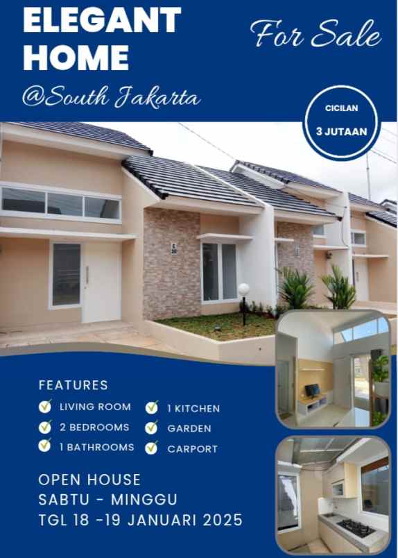 rumah murah minimalis di parung