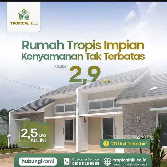 rumah murah minimalis di parung