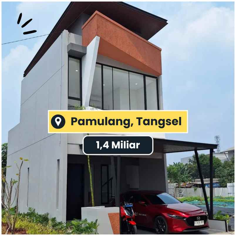 rumah pamulang 2 lantai dekat universitas terbuka