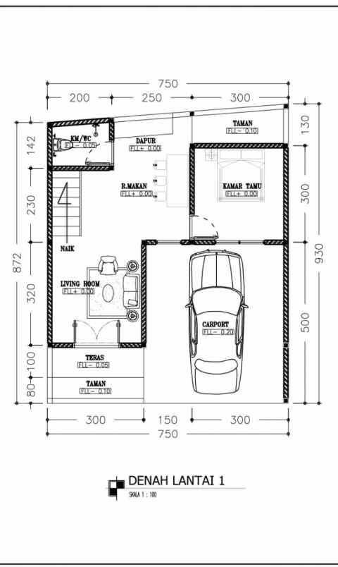 rumah rooftop di kebagusan jagakarsa jakarta selatan