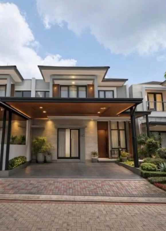 rumah secondary siap huni dalam cluster di kota wisata