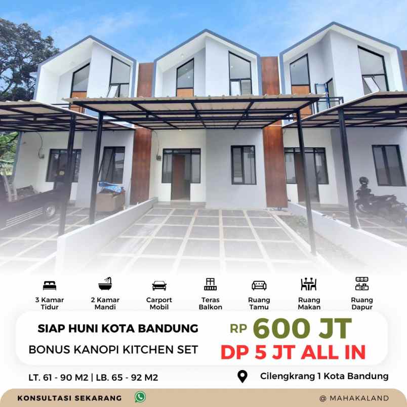 rumah siap huni bandung timur