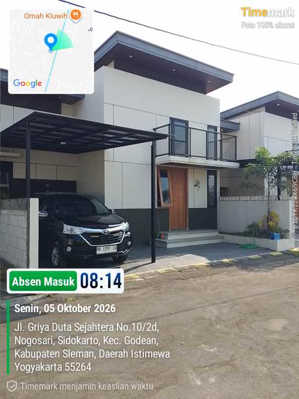 rumah siap huni sidokarto godean dekat polda diy