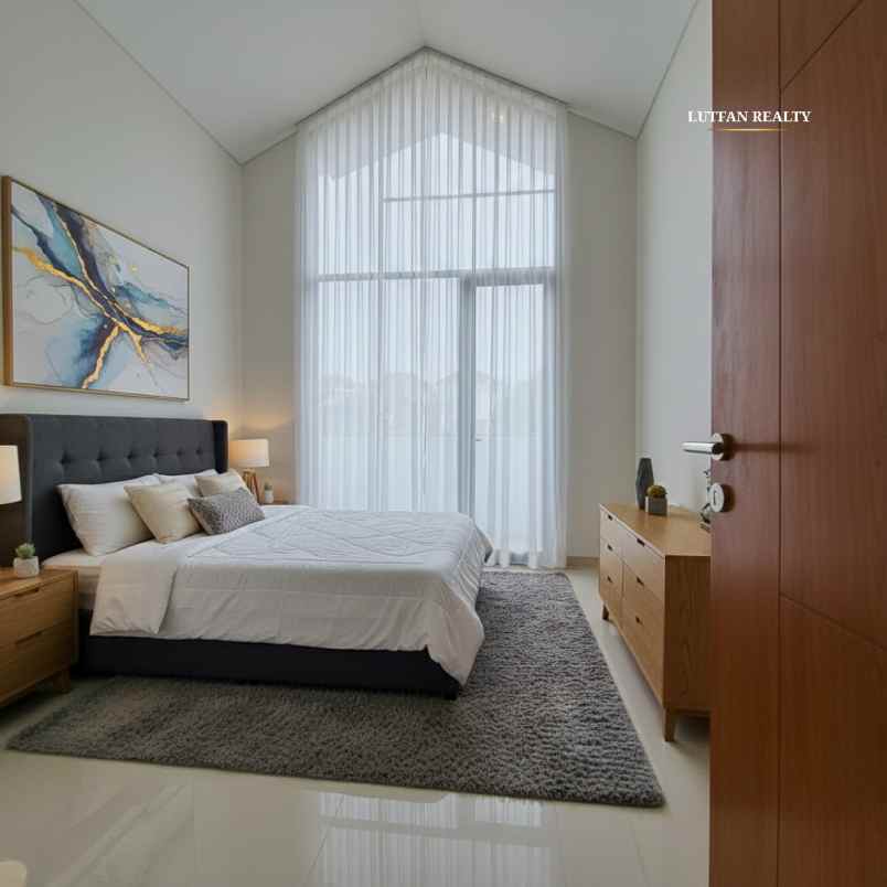 rumah skandinavian dalam cluster dekat tol brigift