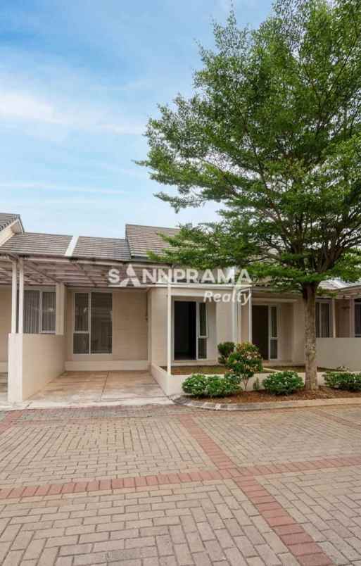 rumah tanah 96 di cluster gardens sawangan rn