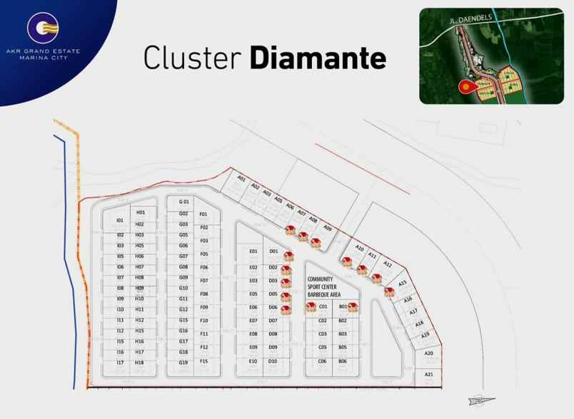 Tanah Kavling Gem City Cluster Diamante Manyar Gresik