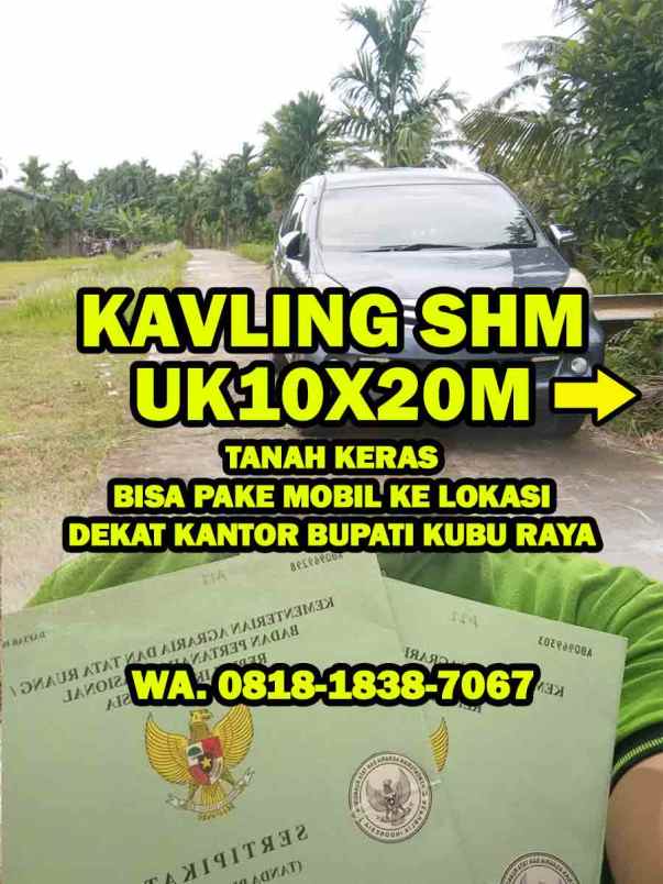 tanah kavling murah dekat pontianak