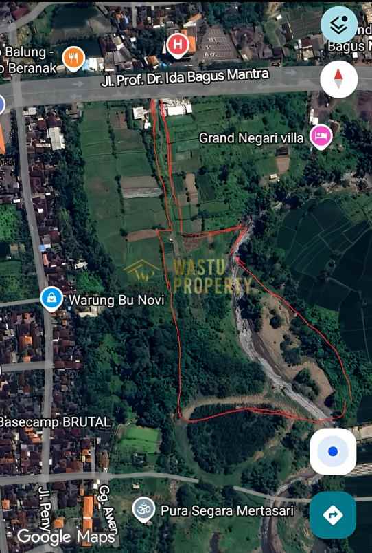 tanah komersial strategis dekat bali safari klungkung