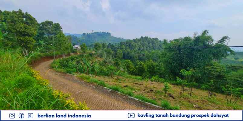 tanah murah di bandung pemandangan indah