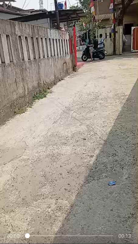 tanah siap bangun 135 m2 kalibaru depok dekat sma 8