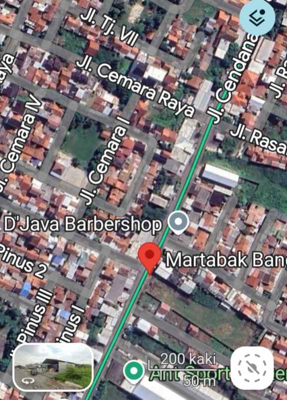 tanah strategis pinggir jalan