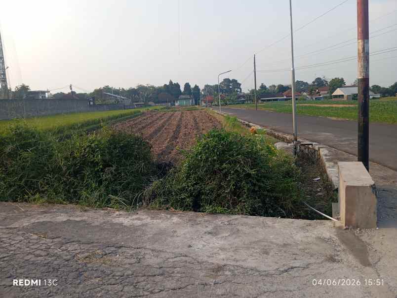 tanah zona kuning 1510m2 strategis 1 2m ponggok klaten