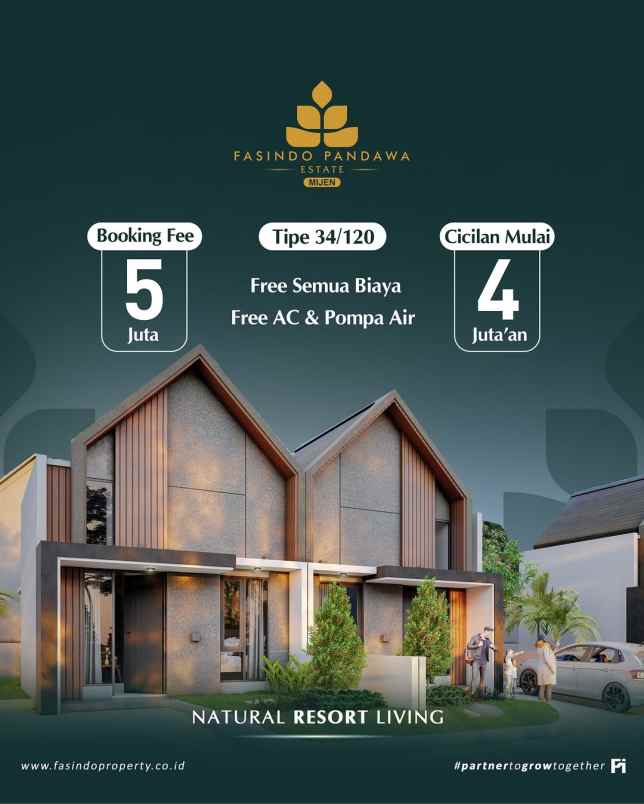 tipe rumah impianmu tersedia di pandawa estate mijen