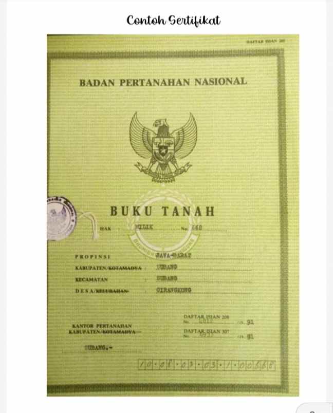 vila kebun durian subang jawa barat