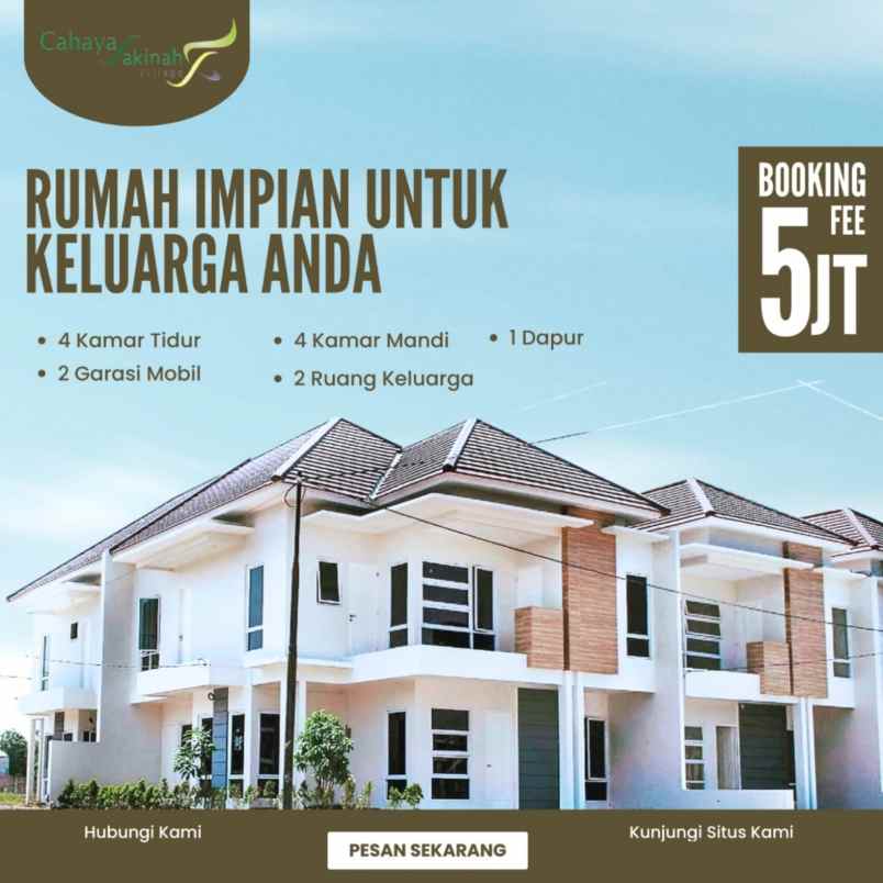 cahaya sakinah village karawang rumah luas harga murah