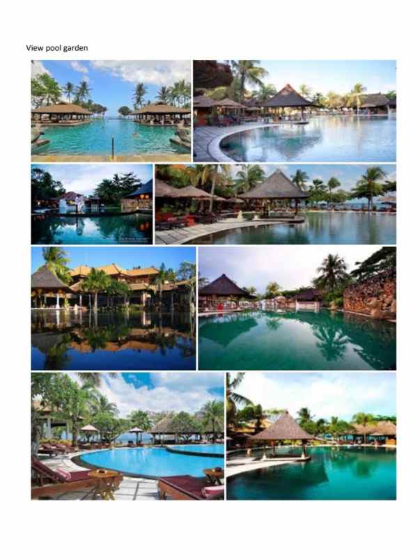 dijual hotel jl raya uluwatu