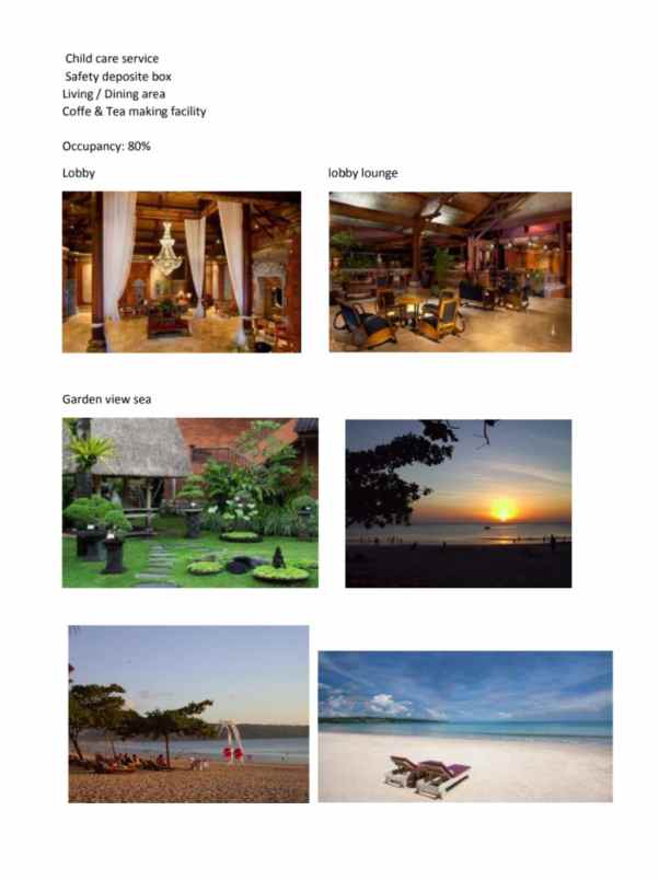 dijual hotel jl raya uluwatu