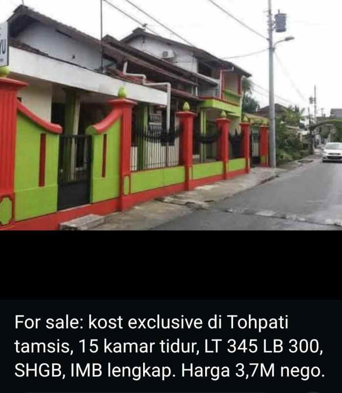 dijual kos exclusive di tohpati tamsis yogyakarta