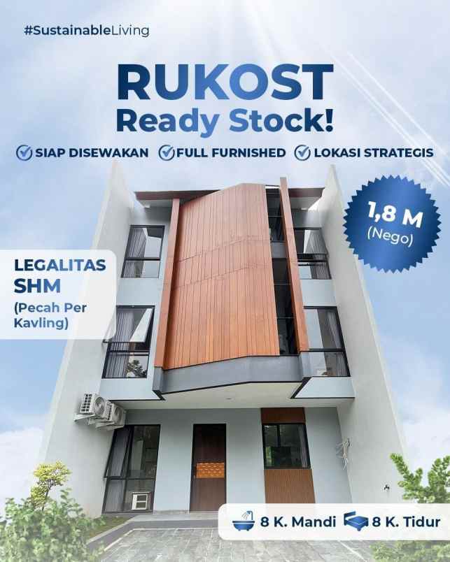 dijual kost gunungbatu