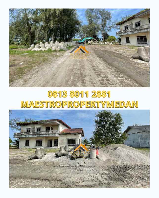 dijual lahan di pantai cermin serdang bedagai