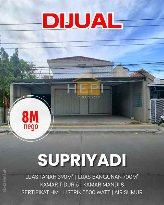 dijual ruko di supriyadi semarang