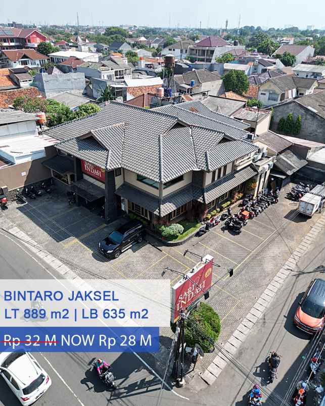 Dijual Ruang Tempat Usaha 2 Lantai Hook Di Bintaro Jakarta Selatan