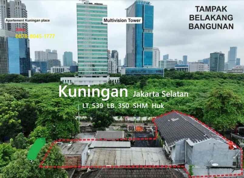 dijual ruko gudang kantor kuningan
