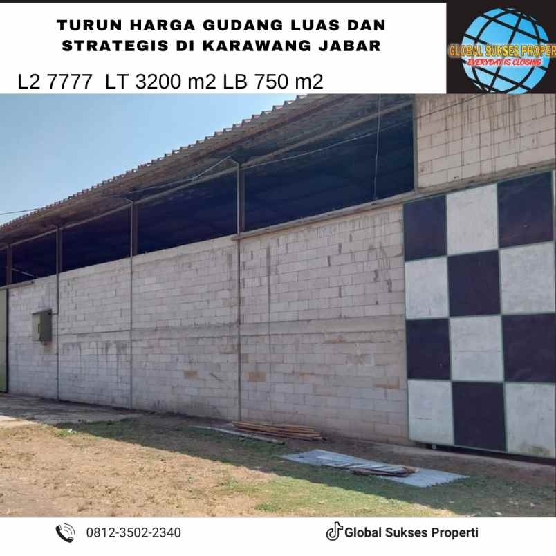 dijual ruko gudang kantor majalaya