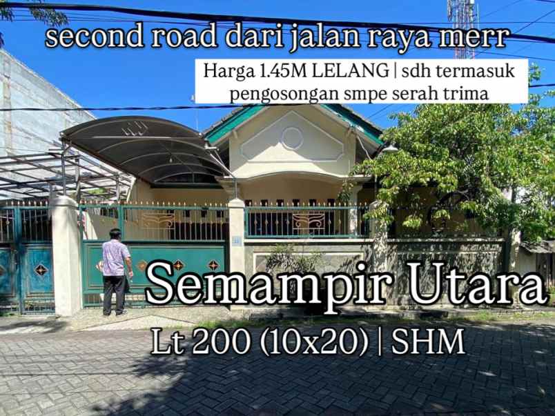 dijual ruko gudang kantor semampir utara