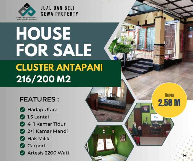 dijual rumah antapani