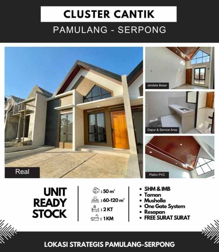 dijual rumah baktijaya