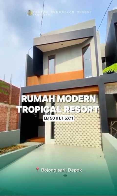 dijual rumah bojong sari