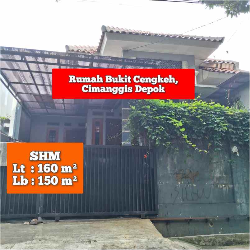 dijual rumah bukit cengkeh cimanggis depok