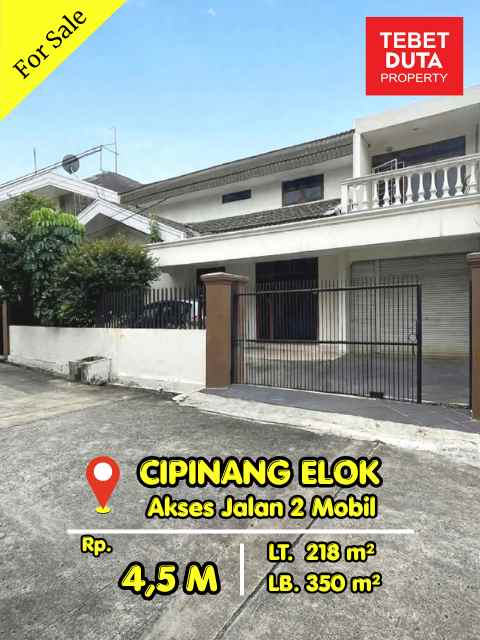 dijual rumah cipinang