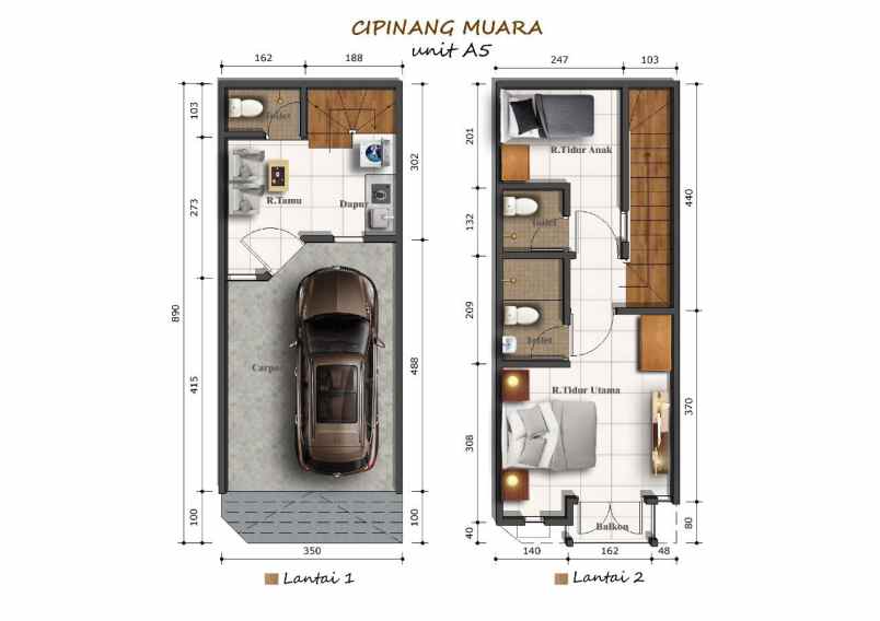 dijual rumah cipinang muara jaktim