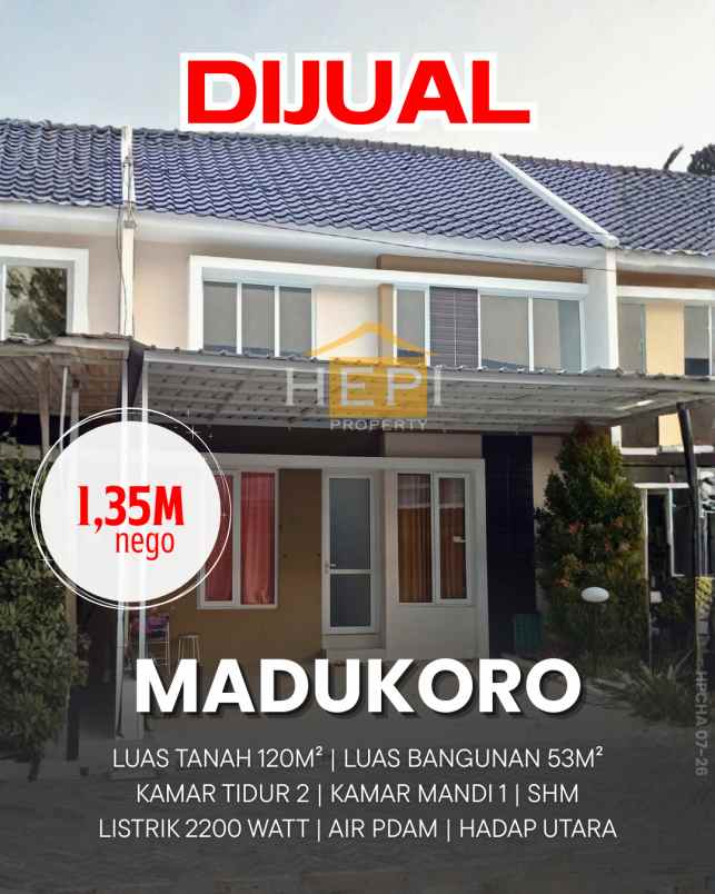 dijual rumah di madukoro semarang