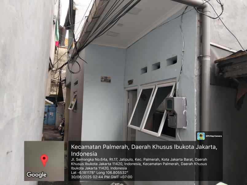 dijual rumah di palmerah jakarta barat