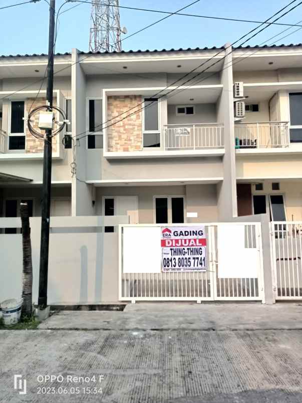 dijual rumah gading cipta residence