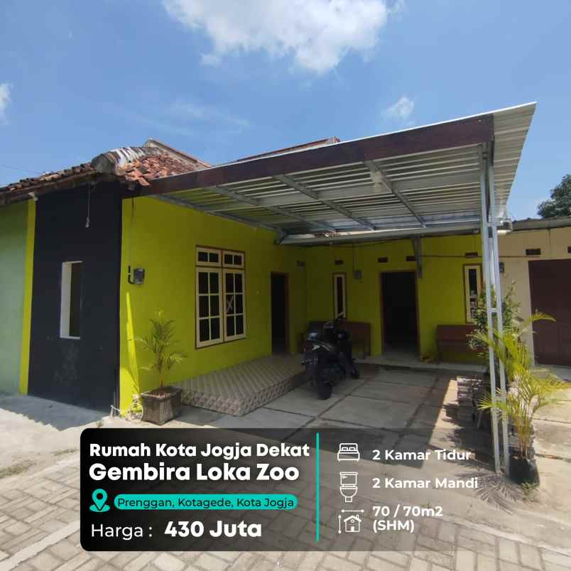 dijual rumah gembira loka zoo