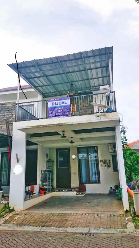 Dijual Cepat Rumah 2 Lantai Di Graha Raya Cluster Viola Residence