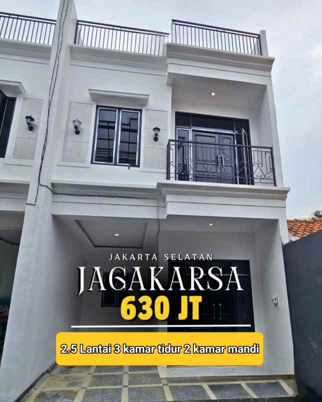 dijual rumah jalan raya jagakarsa