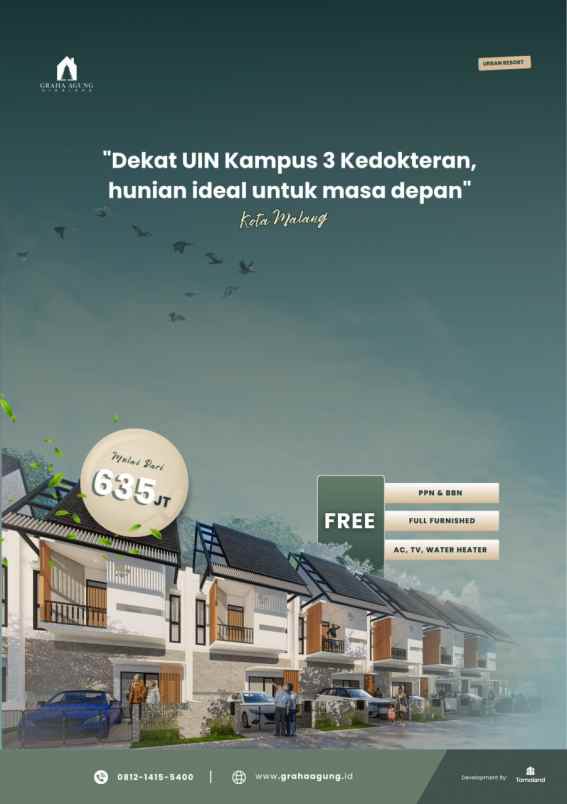 dijual rumah jl chili joyogrand blok