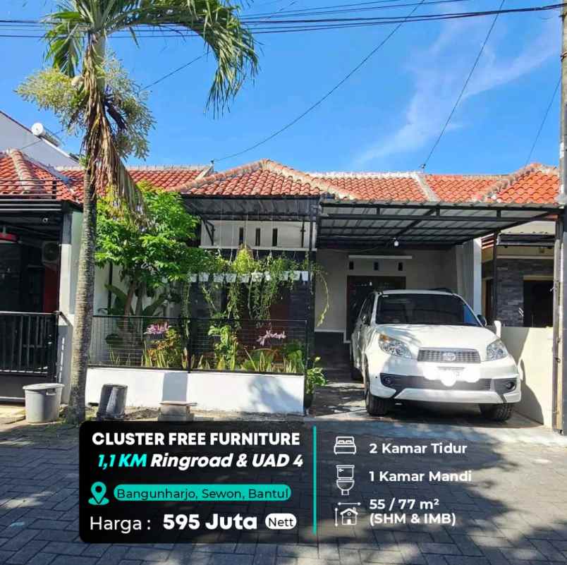 dijual rumah jl imogiri barat