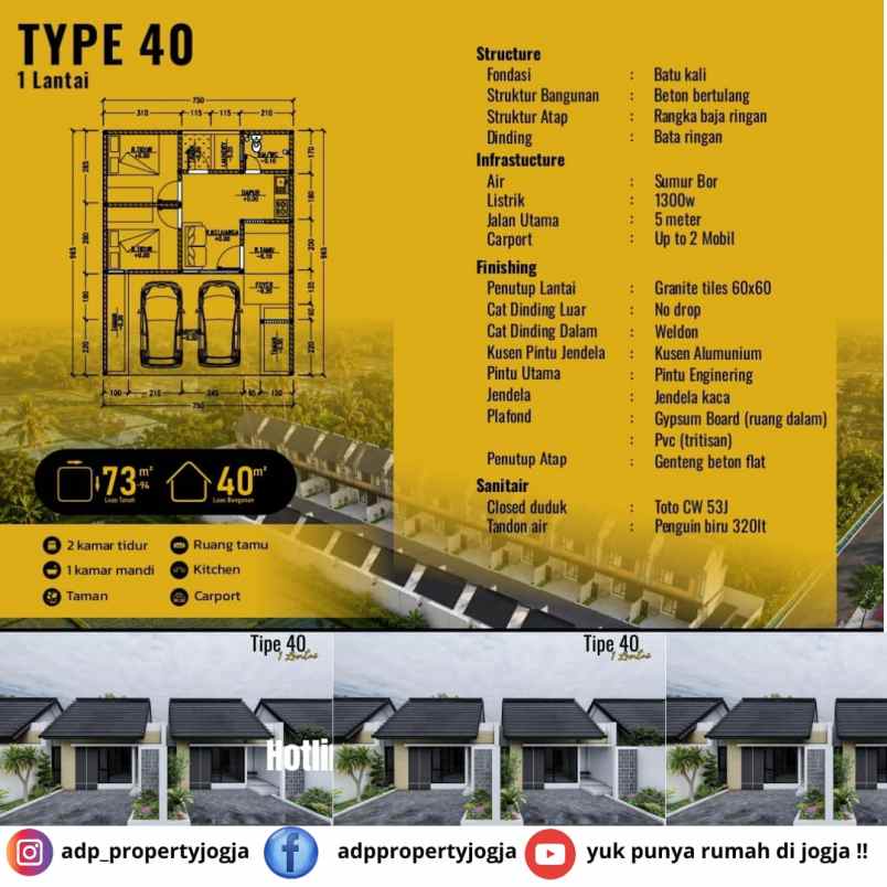 dijual rumah jl kaliurang km 13 ngaglik